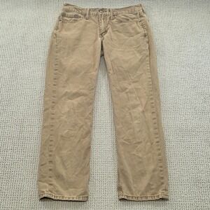 Levi's 514 Straight Fit Tan Jeans Mens‎ Size 30x30 Regular Fit